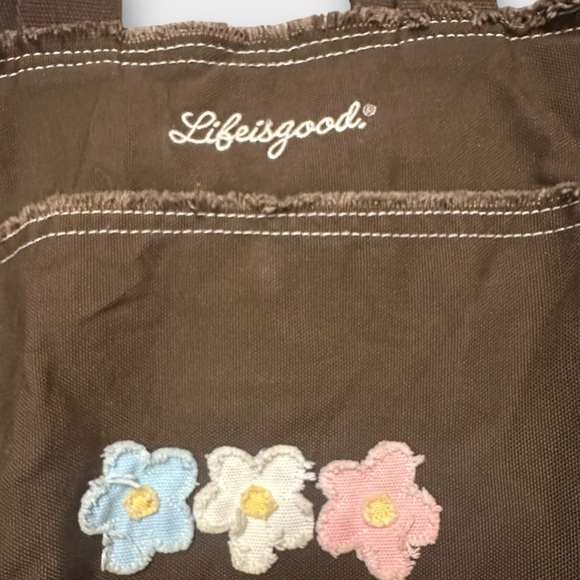 Y2K Life is Good Flower Tote - Picture 3 of 8